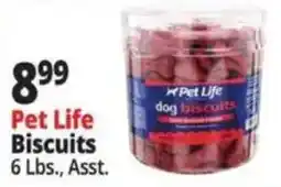 Ocean State Job Lot Pet Life dog biscuits offer