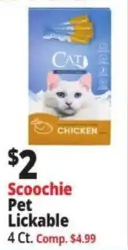 Ocean State Job Lot Scoochie Pet Lickable offer
