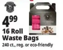Ocean State Job Lot Pet waste bags offer