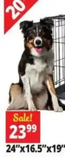 Ocean State Job Lot Dog crate offer