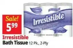 Ocean State Job Lot Irresistible Bath Tissue offer