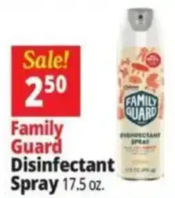 Ocean State Job Lot Family Guard Disinfectant Spray offer