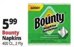 Ocean State Job Lot Bounty napkins offer