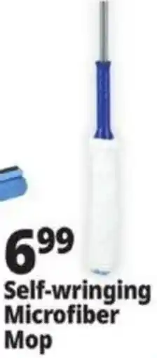Ocean State Job Lot Self-wringing Microfiber Mop offer