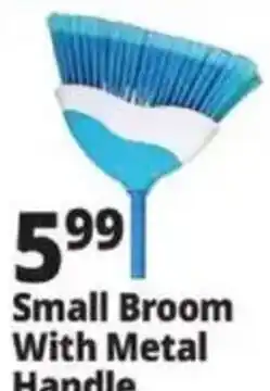 Ocean State Job Lot Small Broom With Metal Handle offer