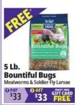 Ocean State Job Lot Bountiful Bugs Mealworms & Soldier Fly Larvae offer