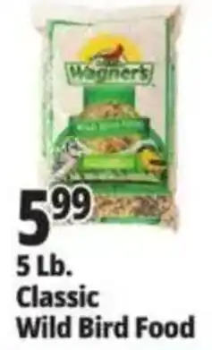 Ocean State Job Lot Wagners classic wild bird food offer