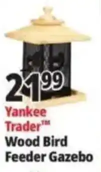 Ocean State Job Lot Yankee Trader Wood Bird Feeder Gazebo offer