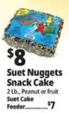 Ocean State Job Lot Suet Nuggets Snack Cake offer