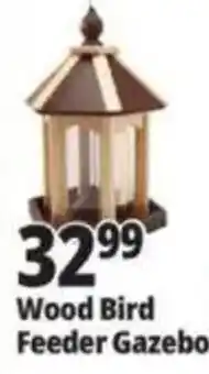 Ocean State Job Lot Wood Bird Feeder Gazebo offer