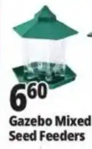 Ocean State Job Lot Gazebo Mixed Seed Feeders offer