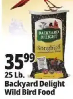 Ocean State Job Lot Backyard Delight Wild Bird Food offer
