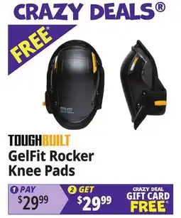 Ocean State Job Lot TOUGH BUILT GelFit Rocker Knee Pads offer