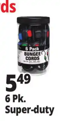Ocean State Job Lot Super-Duty Bungee Cords 6 Count offer