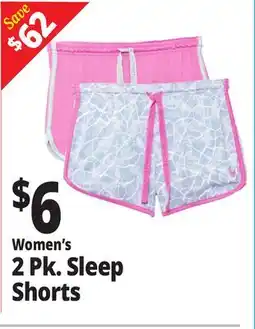 Ocean State Job Lot Women's 2 Pk. Sleep Shorts offer