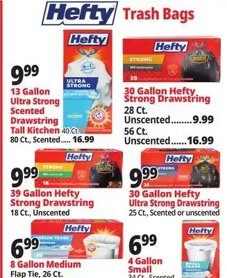 Ocean State Job Lot Hefty Trash Bags offer