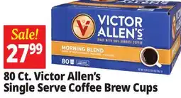 Ocean State Job Lot 80 Ct. Victor Allen's Single Serve Coffee Brew Cups offer