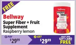 Ocean State Job Lot Bellway Psyllium Husk Powder Fiber Supplement Raspberry Lemon 18oz offer