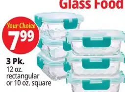Ocean State Job Lot 3 Pk. Glass Food Storage Sets offer