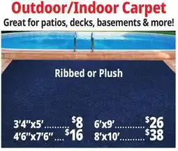 Ocean State Job Lot Outdoor/Indoor Carpet offer
