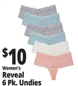 Ocean State Job Lot Women's Reveal 6 Pk. Undies offer