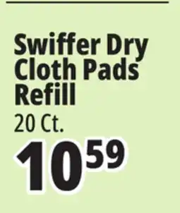 Ocean State Job Lot Swiffer Dry Cloth Pads Refill offer
