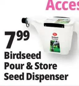 Ocean State Job Lot Birdseed Pour & Store Dispenser offer