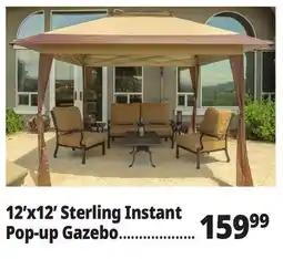 Ocean State Job Lot Sterling 12' x 12' Instant Pop-Up Gazebo offer