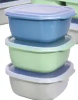 Ocean State Job Lot 3 Pk. Push Lid Food Containers offer
