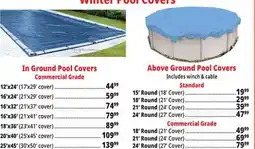 Ocean State Job Lot Winter Pool Covers offer