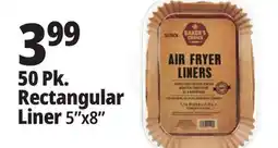 Ocean State Job Lot Baker's Choice Rectangle Air Fryer Liners 50 Count offer