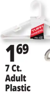 Ocean State Job Lot TUFF! White Shirt Hangers 7 Count offer