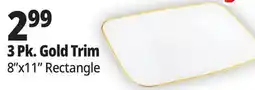 Ocean State Job Lot Smith & Callahan Serving Plate Set 3 pk 8 x 11 offer