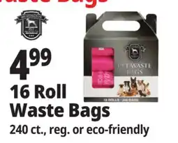 Ocean State Job Lot Huntington Pet Products Waste Bags 16 Rolls offer