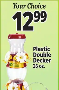 Ocean State Job Lot Perky-Pet Double Decker Hummingbird Feeder offer