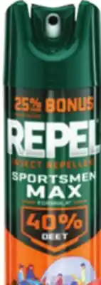 Ocean State Job Lot Repel Insect Sportsmen Max Insect Repellent 40% DEET 8.125 oz offer