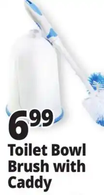 Ocean State Job Lot Gleam Toilet Bowl Under Rim Brush and Caddy offer