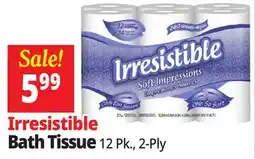 Ocean State Job Lot Irresistible Soft Impressions Bath Tissue 12 Count offer