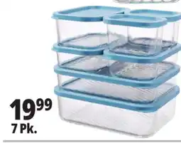 Ocean State Job Lot Home Living 7-Piece Glass Storage Set offer