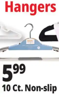Ocean State Job Lot Nest Accents Non-Slip Clothes Hangers 10 Count offer