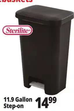 Ocean State Job Lot Sterilite Step-On Black Wastebasket 11.9 Gal offer
