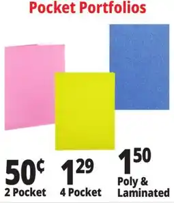 Ocean State Job Lot 2-Pocket Paper Portfolio offer
