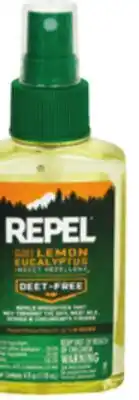 Ocean State Job Lot Repel Plant-Based Lemon Eucalyptus Insect Repellent 4 oz offer