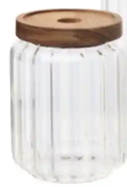 Ocean State Job Lot Glass Storage Jars Acacia Flat offer