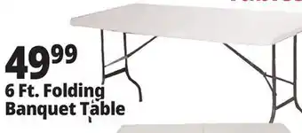 Ocean State Job Lot Enduro 6' Folding Banquet Table offer