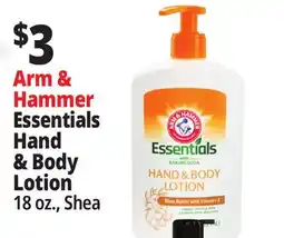 Ocean State Job Lot Arm & Hammer Shea Butter Hand & Body Lotion 18 fl oz offer