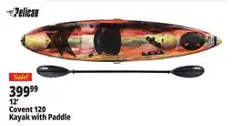 Ocean State Job Lot Pelican Covert Angler Kayak w/ Paddle offer