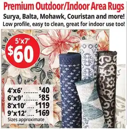 Ocean State Job Lot Premium Outdoor/Indoor Rugs offer