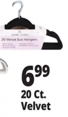 Ocean State Job Lot HomeLiving Velvet Suit Hangers 20 Count offer