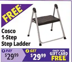 Ocean State Job Lot Cosco 1-Step Folding Step Stool offer